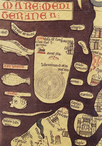 Labyrinth inspired by the Mappa Mundi