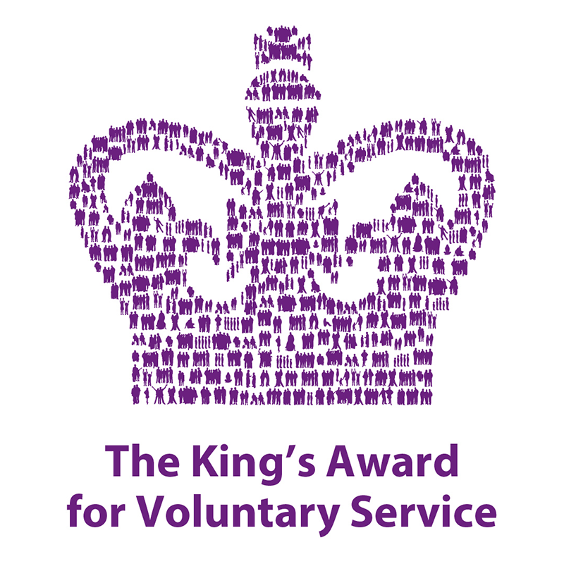 The King's Award for Voluntary Service logo
